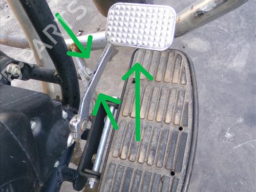 Used Break pedal Break pedal KIA CARENS III MPV (UN) 2.0 CVVT (144 hp) 30187038 30187038