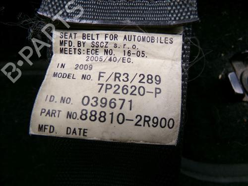Front left seatbelt HYUNDAI i30 (FD) 1.4 | BP26611556I26 - Image 2