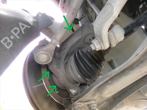 Used Left front steering knuckle Left front steering knuckle CITROËN C-ELYSEE (DD_) 1.5 BlueHDi 100 (102 hp) 39021615 39021615