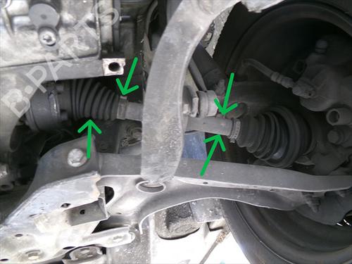 Used Left front driveshaft Left front driveshaft SEAT TOLEDO IV (KG3) 1.6 TDI (115 hp) 36553541 36553541