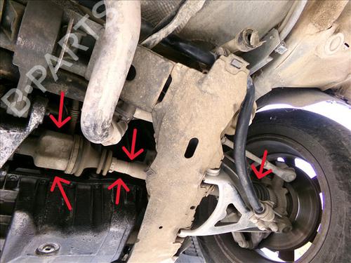 Used Right front driveshaft Right front driveshaft RENAULT MEGANE Scenic (JA0/1_) 1.9 dTi (JA0N) (98 hp) 27978870 27978870