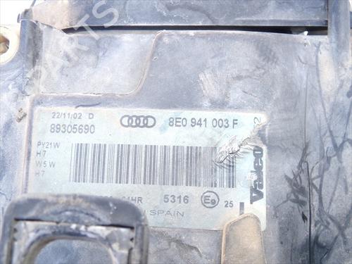 Left headlight AUDI A4 B6 (8E2) 2.0 | BP39578284C28 - Image 5