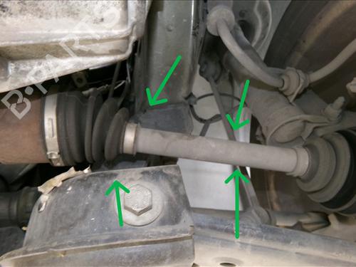 Used Left front driveshaft Left front driveshaft FIAT BRAVO II (198_) 1.6 D Multijet (198AXL1B) (120 hp) 29837152 29837152