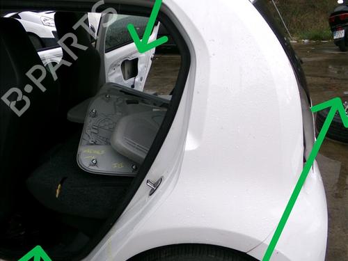 Used Left rear fenders Left rear fenders SEAT Mii (KF1, KE1) 1.0 (60 hp) 40621964 40621964