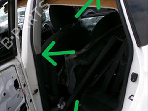 Used Rubber door seal Rubber door seal NISSAN QASHQAI +2 (JJ10E) 1.5 dCi (110 hp) 33688198 33688198