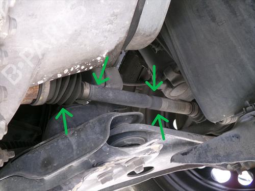 Antriebswelle links vorne für Antriebswelle links vorne CITROËN C3 II (SC_) 1.4 HDi 70 (SC8HZC, SC8HR0, SC8HP4) (68 hp) 33265242 33265242