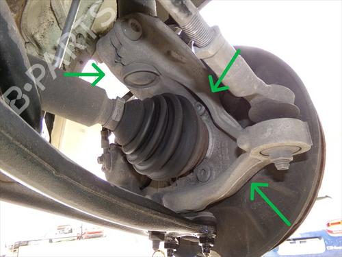 Used Right front steering knuckle Right front steering knuckle VW PASSAT B6 (3C2) 1.4 TSI (122 hp) 33265110 33265110