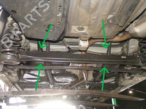 Used Rear axle Rear axle TOYOTA VERSO (_R2_) 2.0 D-4D (AUR20_, AUR20R) (124 hp) 32084139 32084139