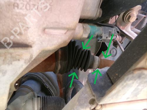 Left front driveshaft RENAULT CAPTUR I (J5_, H5_) 1.5 dCi 90 (J5N4, J5M5, J5MW, J5M6, J5AL, J5AJ) | BP34535109M38 - Image 2