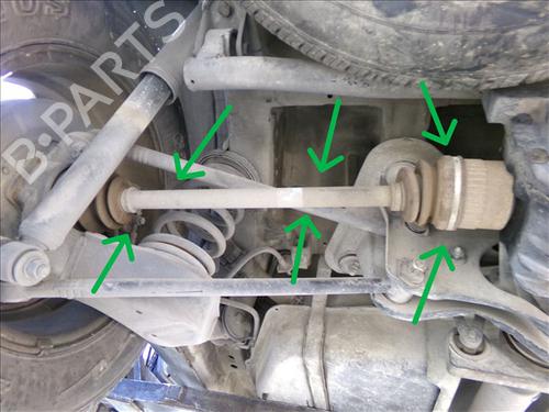 Used Left front driveshaft Left front driveshaft HYUNDAI SANTA FÉ I (SM) 2.0 CRDi (113 hp) 33264407 33264407