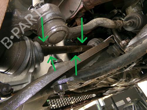 Used Left front driveshaft Left front driveshaft DACIA SANDERO 1.5 dCi (68 hp) 31942835 31942835