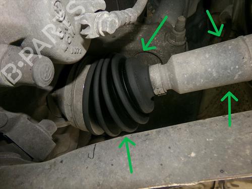 Transmisión delantera derecha SEAT IBIZA IV (6J5, 6P1) 1.4 TDI (90 hp) 32140793