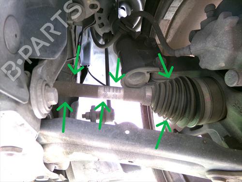 Used Left front driveshaft Left front driveshaft 38107042 38107042