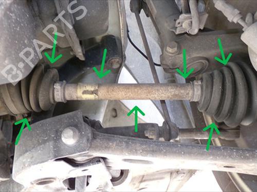 Used Left front driveshaft Left front driveshaft 38770559 38770559