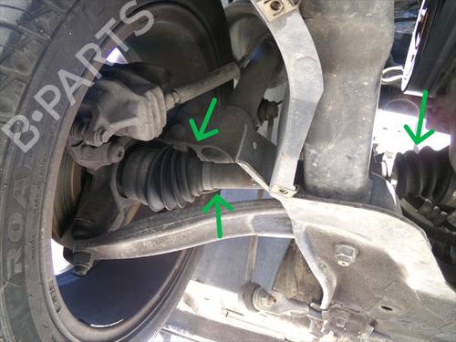 Used Right front driveshaft Right front driveshaft CITROËN C4 I (LC_) 1.6 16V (109 hp) 33715918 33715918