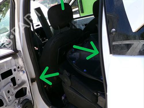 Used Rubber door seal Rubber door seal DACIA LODGY (JS_) 1.5 Blue dCi 95 (JSJL, JSN7) (95 hp) 34113923 34113923