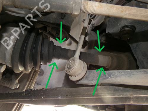 Used Left front driveshaft LANCIA DELTA III (844_) 1.6 D Multijet (844.AXC11, 844.AXC1A) (120 hp) 31869341