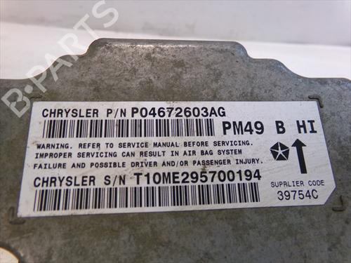 Airbag styreenhed DODGE CALIBER 2.0 CRD | BP24568488M53 - Image 4