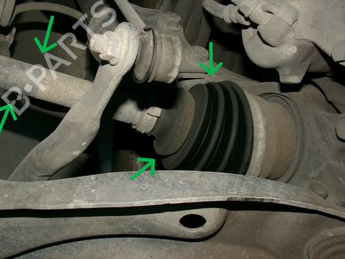 Used Left front driveshaft Left front driveshaft SUZUKI SWIFT III (MZ, EZ) 1.3 DDiS (RS413D) (75 hp) 40179656 40179656