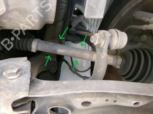 Used Left front driveshaft Left front driveshaft VW GOLF VII Variant (BA5, BV5) 1.6 TDI (105 hp) 33422993 33422993