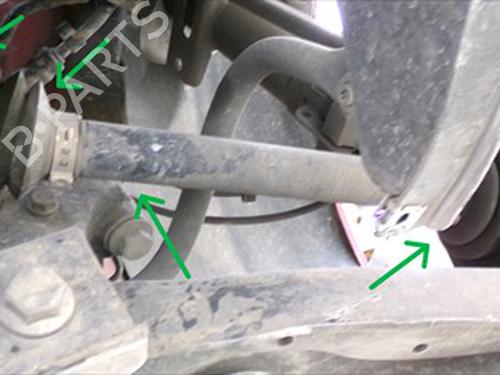 Used Left front driveshaft Left front driveshaft SEAT IBIZA IV (6J5, 6P1) 1.2 (70 hp) 33301669 33301669