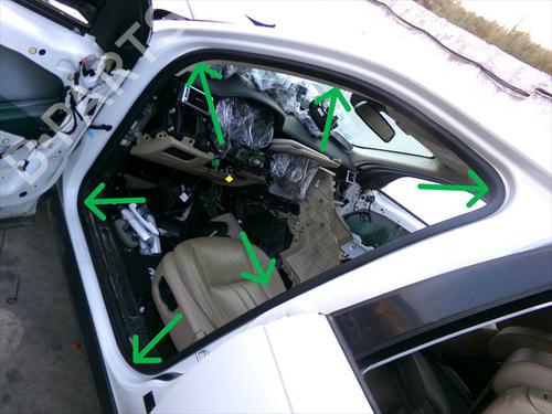 Used Rubber door seal Rubber door seal LAND ROVER DISCOVERY SPORT (L550) 2.0 D 4x4 (150 hp) 39635076 39635076