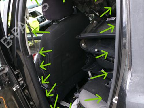 Gummiliste Gummiliste PEUGEOT 207 (WA_, WC_) 1.4 16V (88 hp) 34428968 34428968