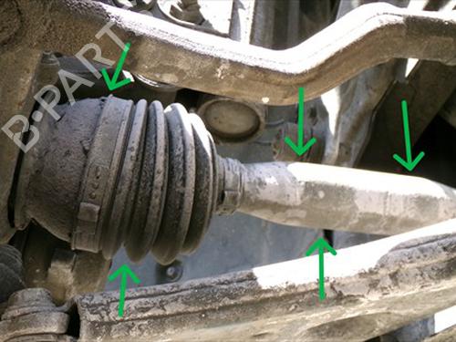 Used Right front driveshaft Right front driveshaft 38106983 38106983