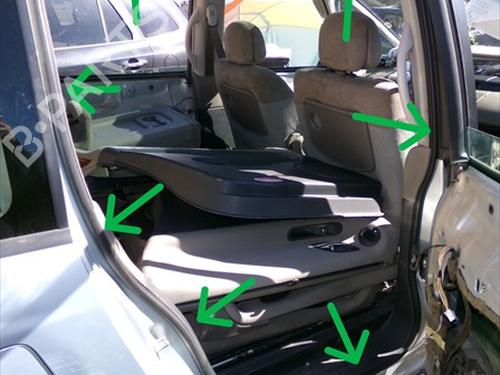 Used Rubber door seal Rubber door seal RENAULT ESPACE IV (JK0/1_) 2.0 dCi (JK01, JK02, JK1J, JK1K, JK1H) (150 hp) 40597744 40597744