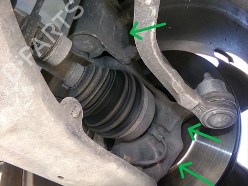 Used Right front steering knuckle Right front steering knuckle RENAULT ESPACE IV (JK0/1_) 2.0 dCi (JK01, JK02, JK1J, JK1K, JK1H) (150 hp) 40597766 40597766