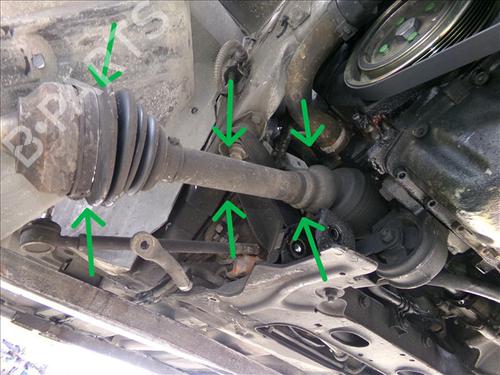 Used Right front driveshaft Right front driveshaft CITROËN XSARA (N1) 1.9 D (70 hp) 29870834 29870834