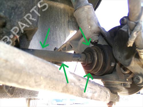 Used Left front driveshaft Left front driveshaft AIXAM A.721 0.4 D (5 hp) 33423371 33423371