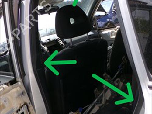 Used Rubber door seal Rubber door seal NISSAN X-TRAIL II (T31) 2.0 dCi 4x4 (150 hp) 35750898 35750898