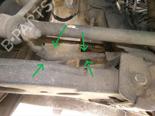 Used Anti roll bar Anti roll bar KIA CARENS I MPV (FC, FJ) 2.0 CRDi (140 hp) 31353440 31353440