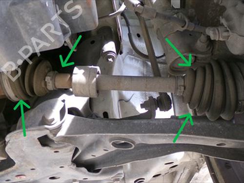 Used Left front driveshaft Left front driveshaft FORD FIESTA VI (CB1, CCN) 1.6 TDCi (95 hp) 36156165 36156165
