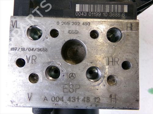ABS pump MERCEDES-BENZ E-CLASS (W210) E 270 CDI (210.016) | BP32009893M43