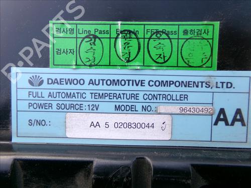 Climate control DAEWOO REZZO (U100) 2.0 | BP28290264I5 - Image 4