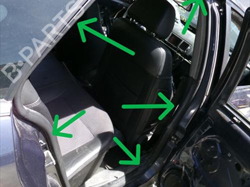 Used Rubber door seal Rubber door seal OPEL VECTRA C GTS (Z02) 1.9 CDTI (F68) (150 hp) 36001801 36001801
