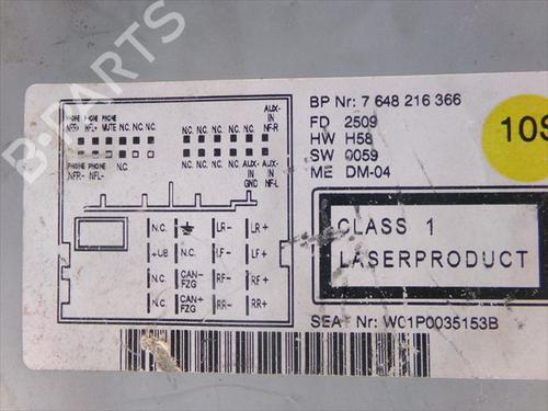 Radio SEAT LEON (1P1) 1.9 TDI | BP24857480E6 - Image 5