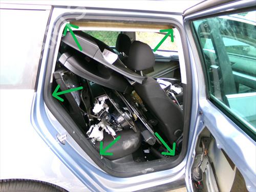 Used Rubber door seal Rubber door seal VW PASSAT B6 (3C2) 1.4 TSI (122 hp) 33265108 33265108