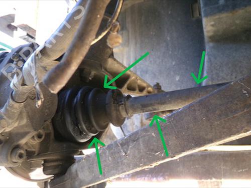 Used Right front driveshaft Right front driveshaft AIXAM A.721 0.4 D (5 hp) 33423370 33423370