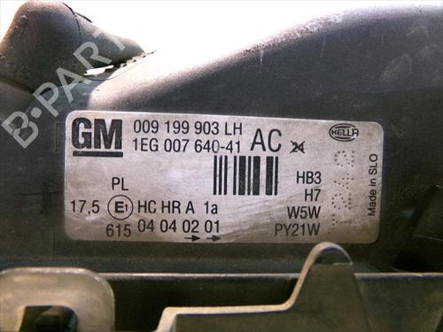 Left headlight OPEL ASTRA G Hatchback (T98) 1.7 DTI 16V (F08, F48) | BP31637232C28