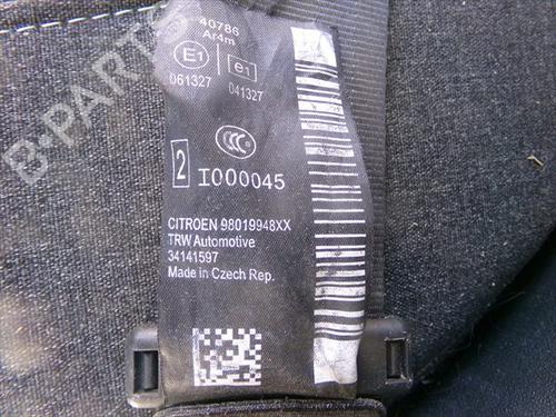 Rear left seatbelt CITROËN C3 II (SC_) 1.2 VTi 82 | BP33264775I29 - Image 2