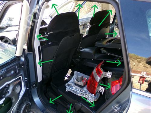 Gummiliste Gummiliste CITROËN C4 Picasso I MPV (UD_) 1.6 HDi (109 hp) 39578248 39578248