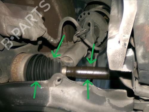 Used Right front driveshaft Right front driveshaft RENAULT CAPTUR I (J5_, H5_) 0.9 TCe 90 (90 hp) 31082465 31082465