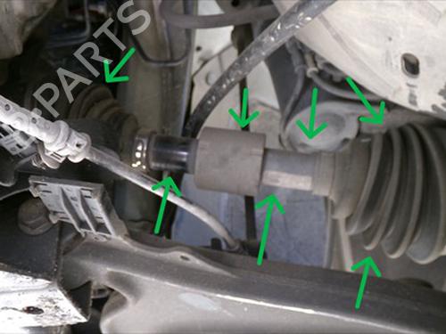 Used Left front driveshaft Left front driveshaft 38301904 38301904