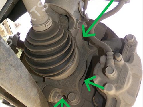 Used Right front steering knuckle Right front steering knuckle MITSUBISHI ASX (GA_W_) 1.8 DI-D (GA6W) (150 hp) 34180653 34180653