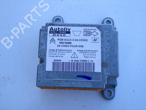 Used ECU airbags ECU airbags PEUGEOT PARTNER MPV (5_, G_) 2.0 HDI (90 hp) 34611899 34611899