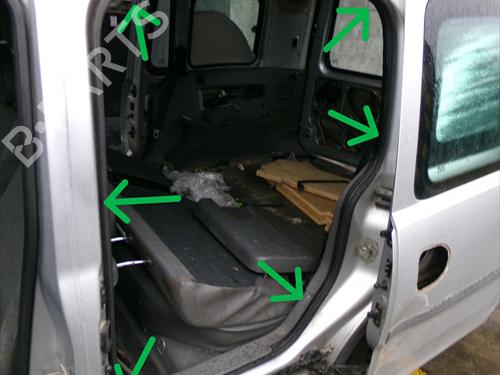 Used Rubber door seal Rubber door seal OPEL COMBO Tour 1.7 DTI 16V (75 hp) 39739088 39739088