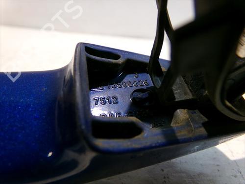 Rear left exterior door handle CHEVROLET CRUZE (J300) 2.0 CDI | BP24567665C130 